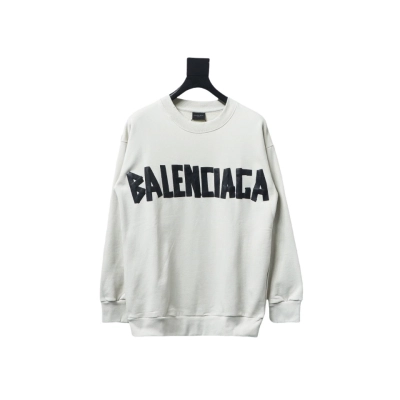 Balenciaga masking tape round neck Hoodie 2 01