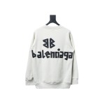  Balenciaga masking tape round neck Hoodie 2