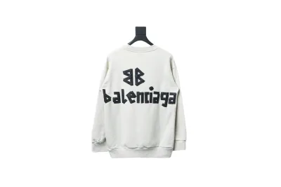 Balenciaga masking tape round neck Hoodie 2 02
