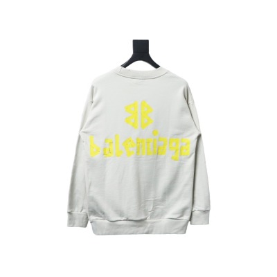  Balenciaga masking tape round neck Hoodie 3 02