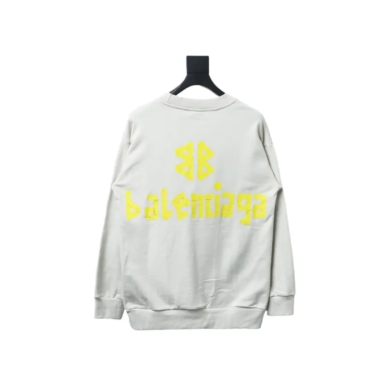 Balenciaga masking tape round neck Hoodie 3