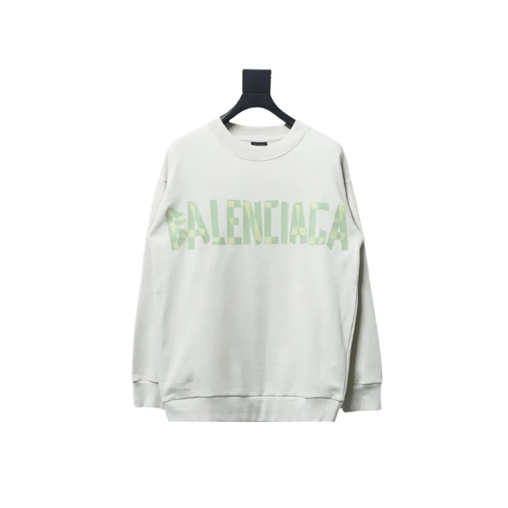 Balenciaga masking tape round neck Hoodie 3