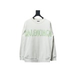  Balenciaga masking tape round neck Hoodie 3