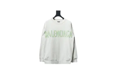 Balenciaga masking tape round neck Hoodie 3 01