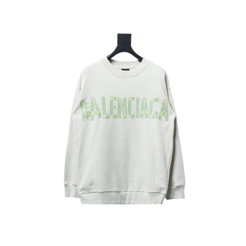  Balenciaga masking tape round neck Hoodie 3