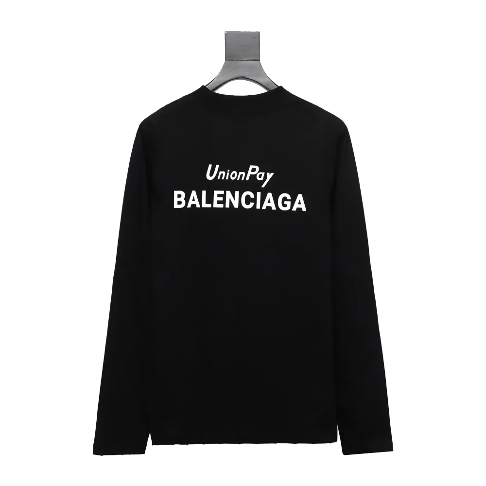  Balenciage 24S Lettering Crew Neck Hoodie 2