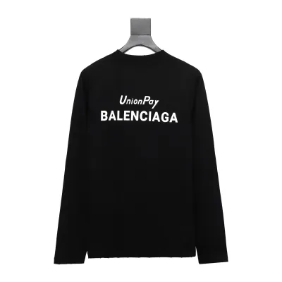  Balenciage 24S Lettering Crew Neck Hoodie 2 02