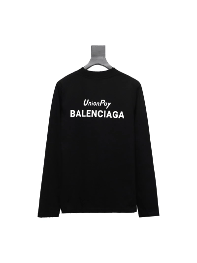 Balenciaga 24S Lettering Crew Neck Hoodie 2 02