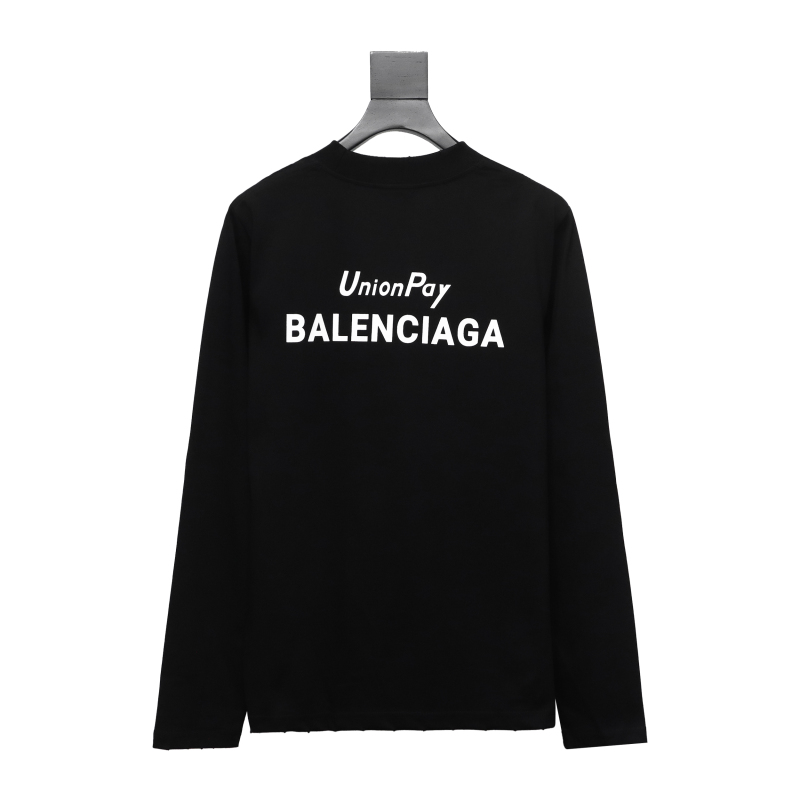  Balenciage 24S Lettering Crew Neck Hoodie 2