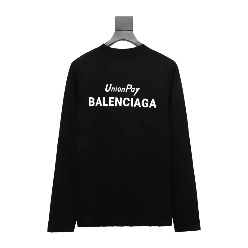  Balenciage 24S Lettering Crew Neck Hoodie 2