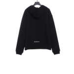  Balenciage back embroidered small LOGO zipper Hoodie