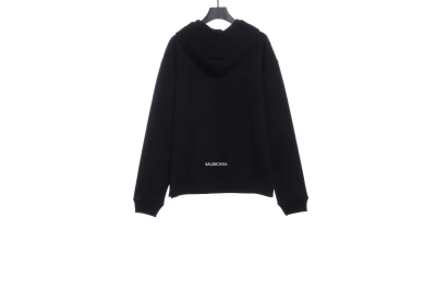 Balenciaga back embroidered small LOGO zipper Hoodie 02