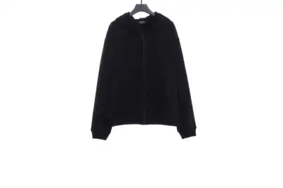 Balenciaga back embroidered small LOGO zipper Hoodie 01
