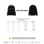  Balenciage chest double arm LOGO Hoodie 1