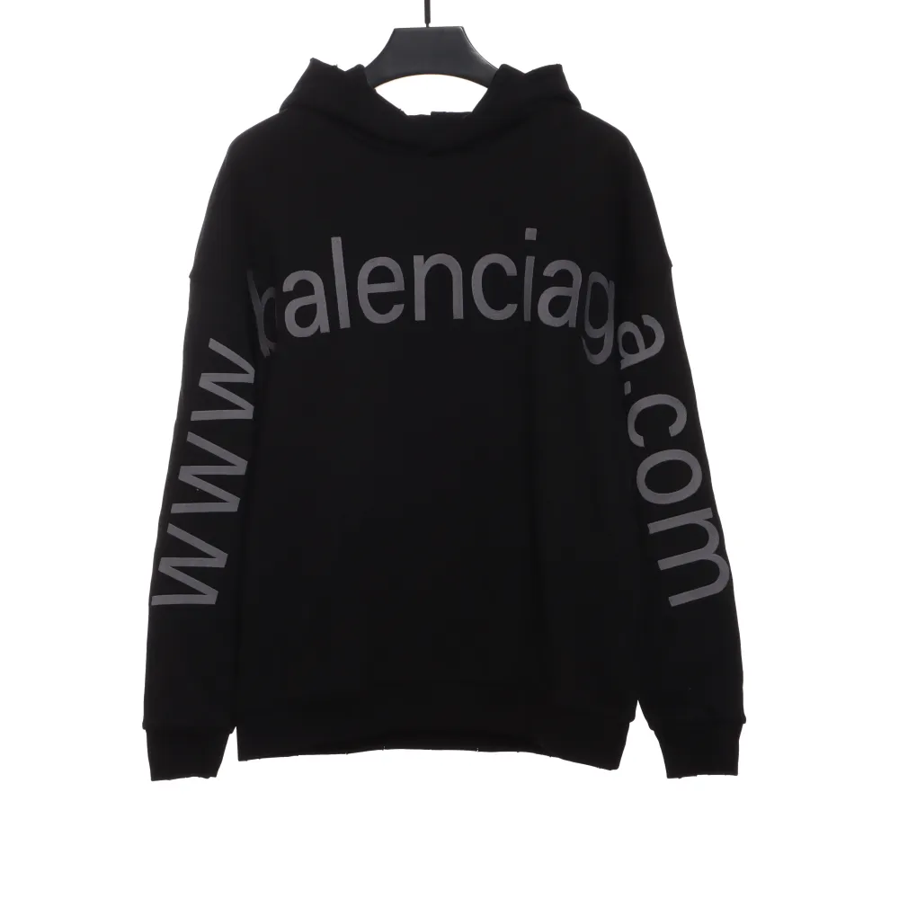  Balenciage chest double arm LOGO Hoodie 1