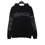  Balenciage chest double arm LOGO Hoodie 1