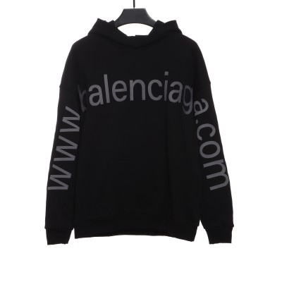  Balenciage chest double arm LOGO Hoodie 1 01