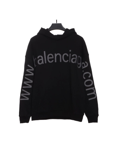 Balenciaga chest double arm LOGO Hoodie 1 01
