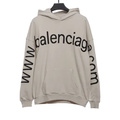  Balenciage chest double arm LOGO Hoodie 2 01