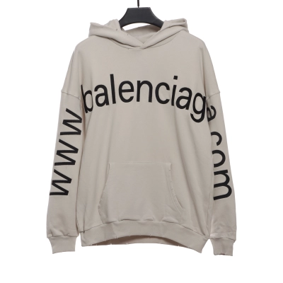 Balenciaga chest double arm LOGO Hoodie 2 01