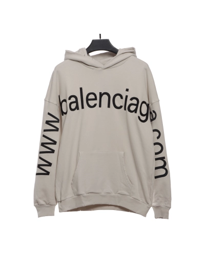 Balenciaga chest double arm LOGO Hoodie 2 01