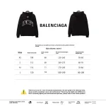  Balenciage co-branded Manchester United distressed washed embroidered Hoodie