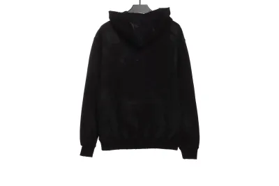 Balenciaga co-branded Manchester United distressed washed embroidered Hoodie 02