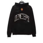  Balenciage co-branded Manchester United distressed washed embroidered Hoodie