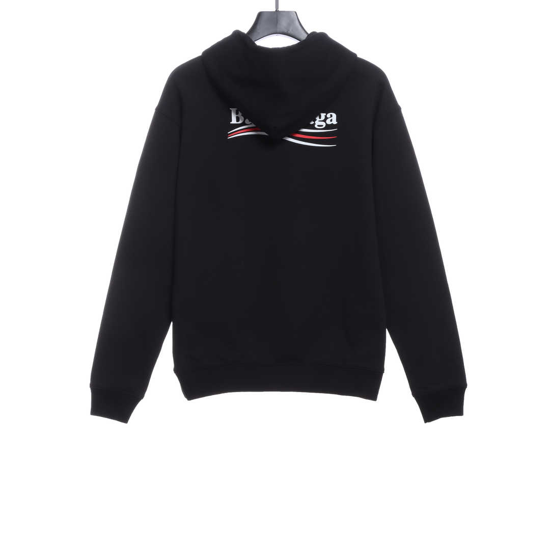 Balenciaga coke print Hoodie black