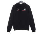  Balenciage coke print Hoodie black