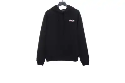Balenciaga coke print Hoodie black 01