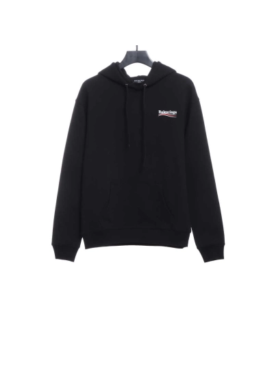 Balenciaga coke print Hoodie black 01