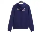  Balenciage coke print Hoodie Dark blue