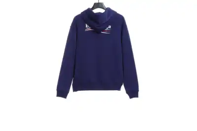 Balenciaga coke print Hoodie Dark blue 02