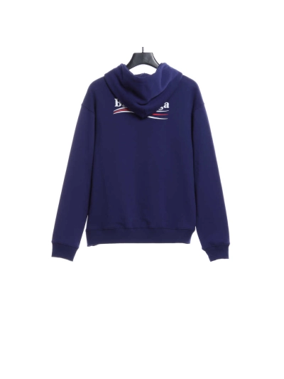 Balenciaga coke print Hoodie Dark blue 02
