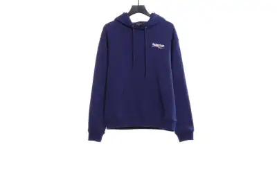 Balenciaga coke print Hoodie Dark blue 01