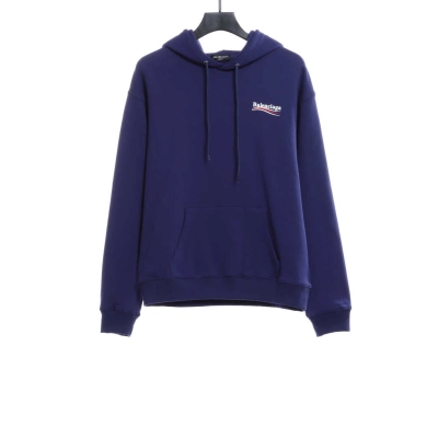 Balenciaga coke print Hoodie Dark blue 01