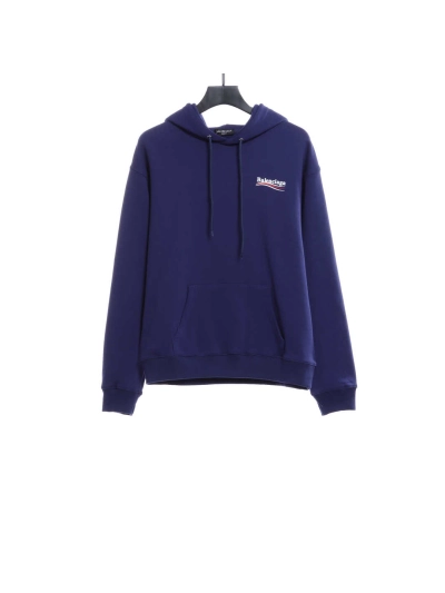 Balenciaga coke print Hoodie Dark blue 01