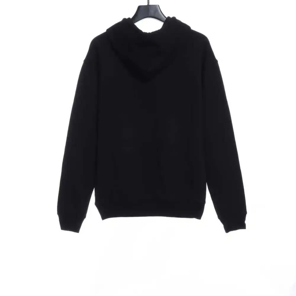  Balenciage double B mosaic Hoodie black