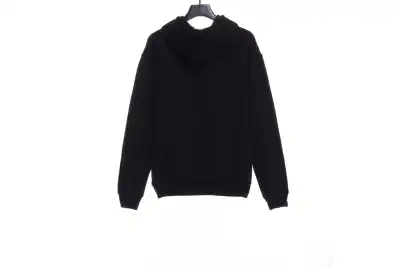 Balenciaga double B mosaic Hoodie black 02