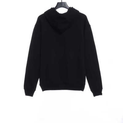  Balenciage double B mosaic Hoodie black 02