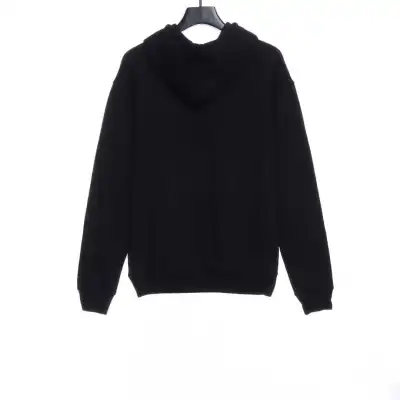  Balenciage double B mosaic Hoodie black 02