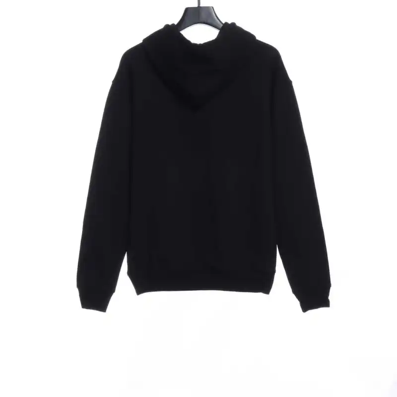  Balenciage double B mosaic Hoodie black
