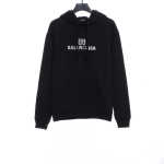  Balenciage double B mosaic Hoodie black