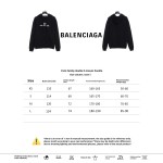  Balenciage double B mosaic Hoodie black