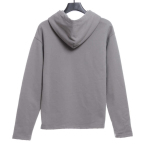  Balenciage double B mosaic Hoodie gray