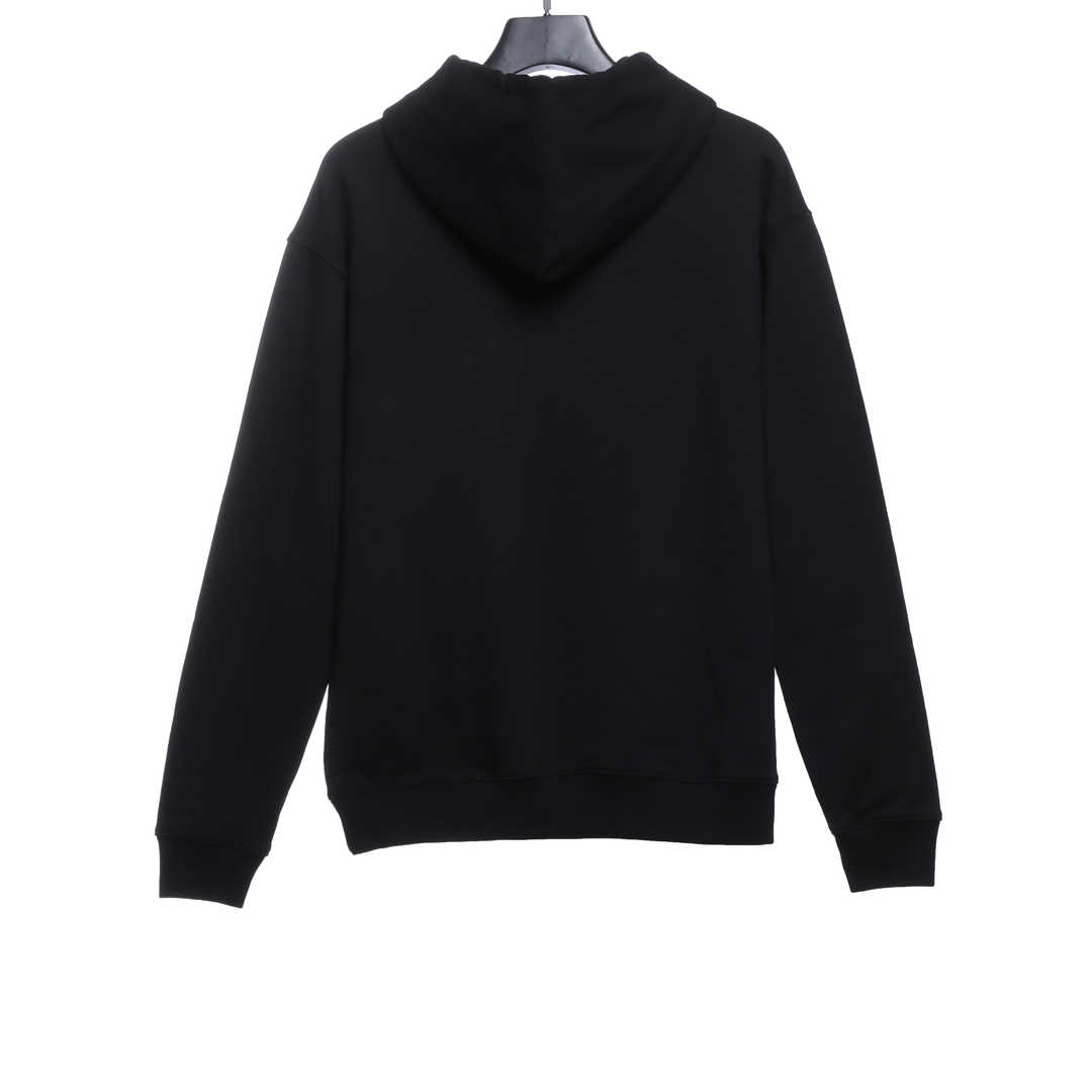 Balenciaga rainbow wheat ear Hoodie black