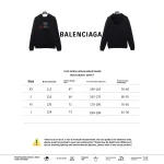  Balenciage rainbow wheat ear Hoodie black
