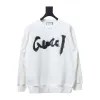 Gucci x Balenciaga Joint 24SS Graffiti Lettering Printing Crew Neck Hoodie 2
