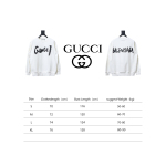  Gucci x Balenciaga Joint 24SS Graffiti Lettering Printing Crew Neck Hoodie 2